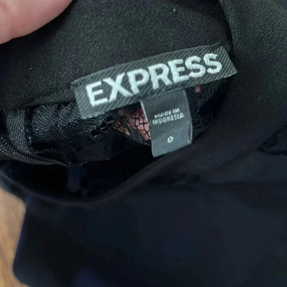 Express Black Lace Dress - Picture 4 of 6